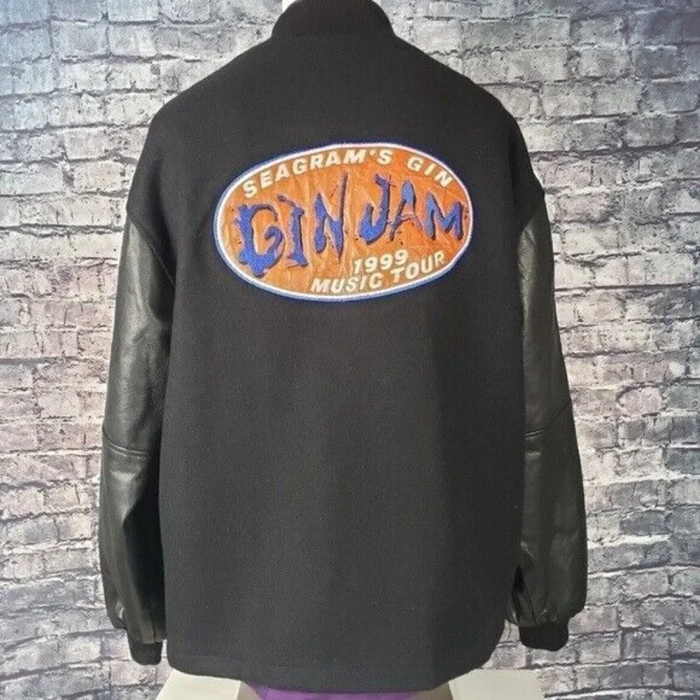 Vintage Seagrams "Gin Jam 1999" Varsity Jacket XL - Picture 3 of 9